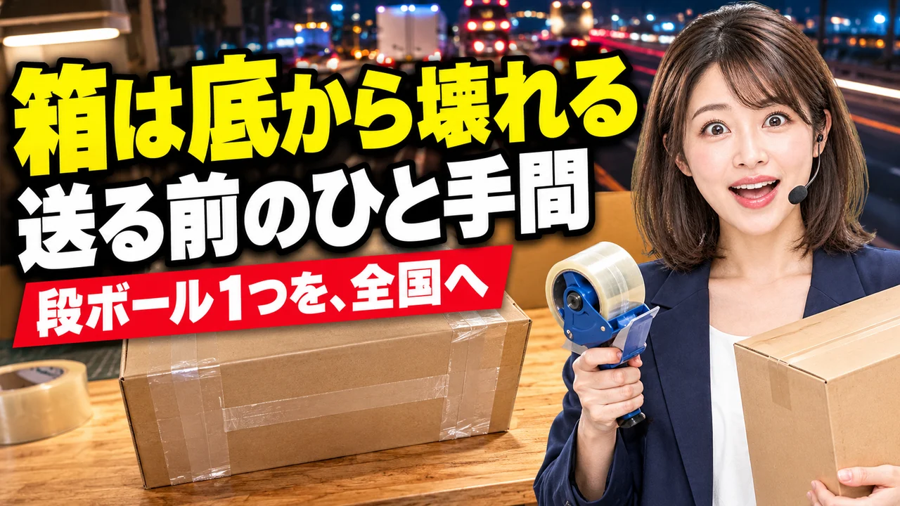 段ボール1箱を全国へ送るまで｜梱包のコツと発送の流れ【ネットショップ・フリマアプリ】