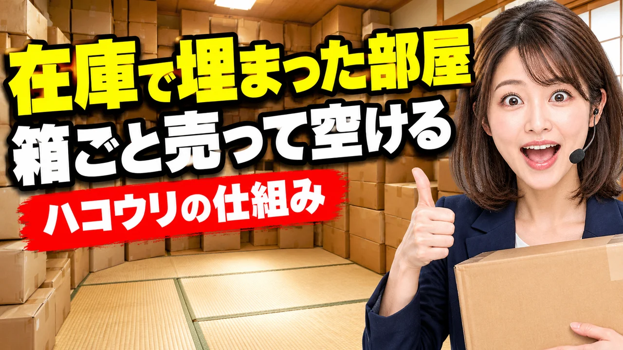 在庫を「箱ごと」仕入れて1個ずつ売る仕組み｜せどり・メルカリ・フリマアプリ出品者向け