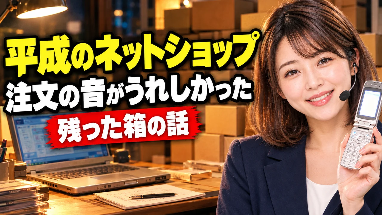 平成のネットショップはこうだった｜ガラケー・メルマガ・手書きのお礼【懐かしい・ネット販売】