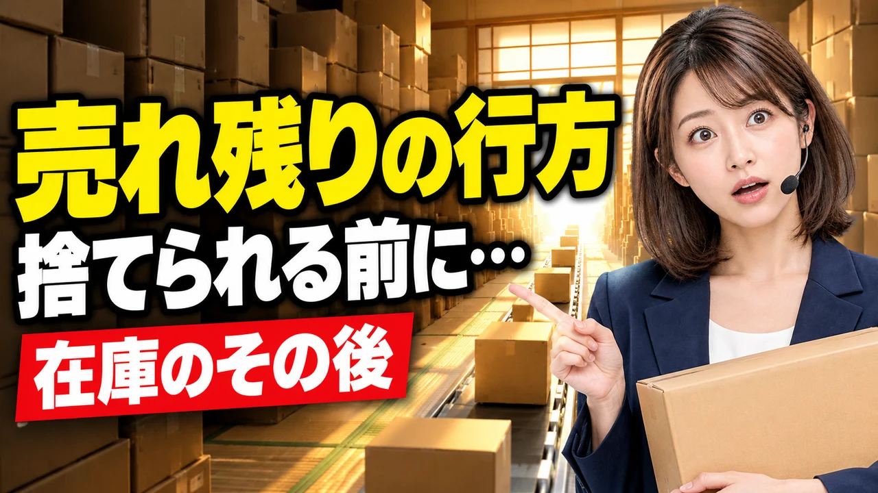 売れ残った在庫はどうなる？値下げ・買取・廃棄…捨てない在庫処分と「箱ごと仕入れ」【せどり】